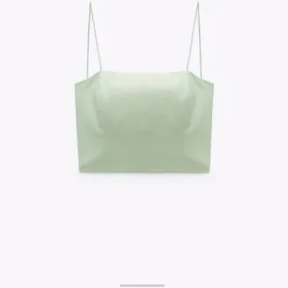 Mint Green Crop Top
